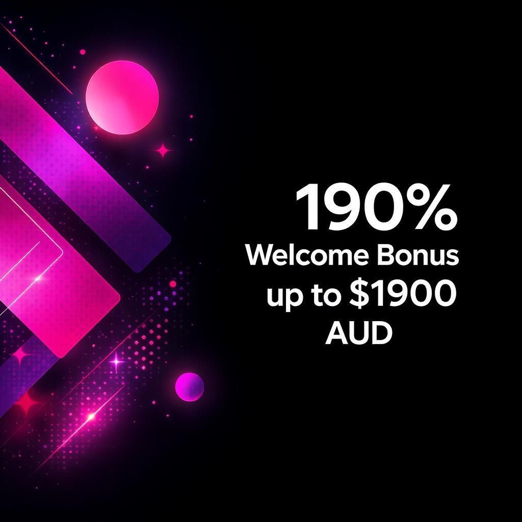190% Welcome Bonus up to $1900 AUD